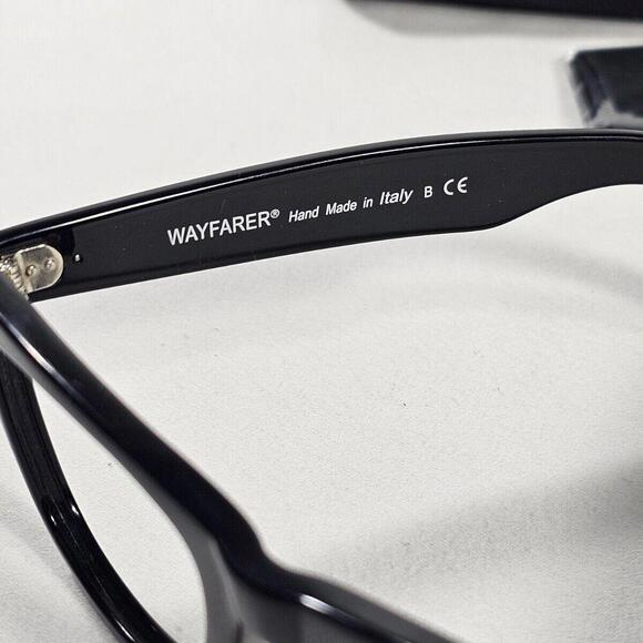 Ray-Ban Original Wayfarer RB2140 Italy Black Frames with Case 50-22 - Picture 5 of 12